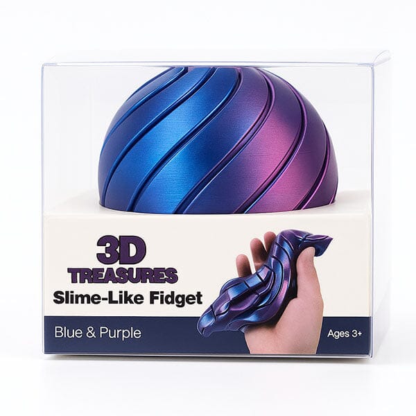 3D Treasures 3D-Printed Slime-Like Fidget Toy (1pc) Simple 3D Treasures 