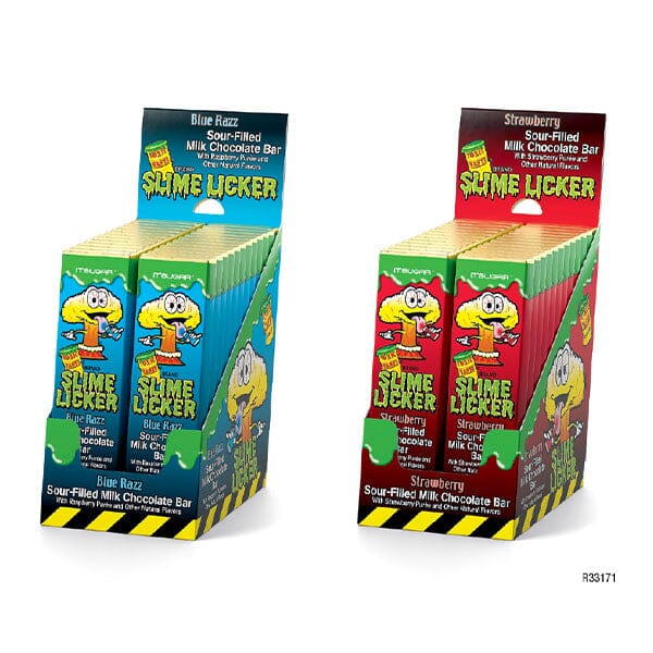Toxic Waste Slime Licker Sour-Filled Milk Chocolate Bars (50g) Multiple Flavors