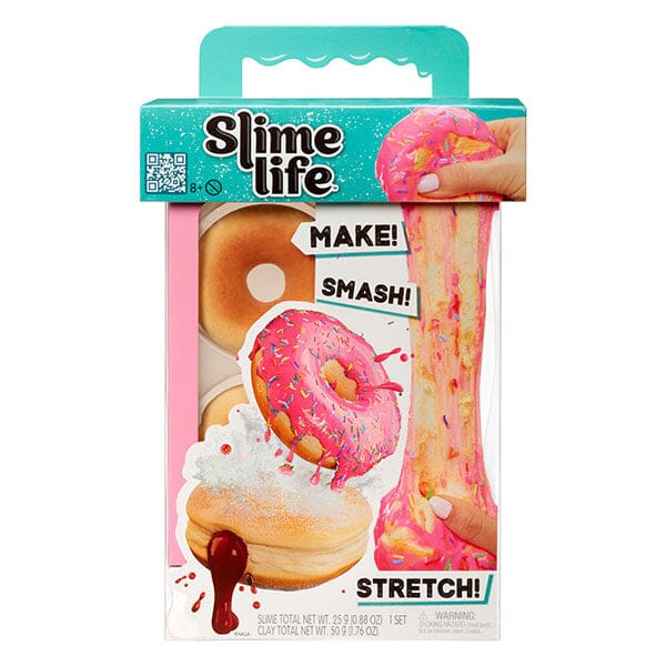 Slime Life Clay Cracking Slime Donut Making Kit (2 Donuts) Simple Exclusive 