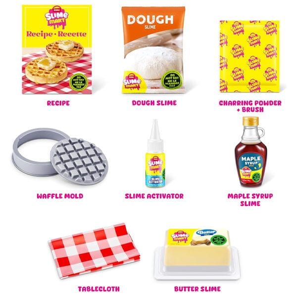 ZURU Slime Mart S1 Small Dessert Bag DIY Realistic Slime Food Clay Cracking Kit (1 Bag) Style Ships Assorted Simple ZURU 