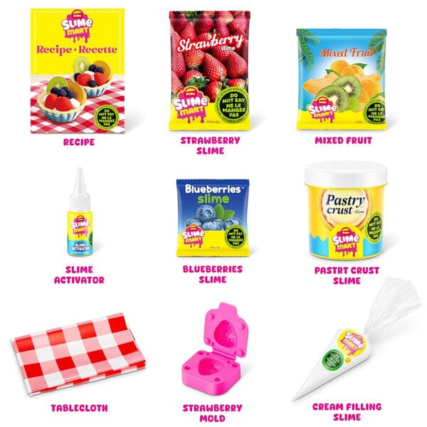 ZURU Slime Mart S1 Small Dessert Bag DIY Realistic Slime Food Clay Cracking Kit (1 Bag) Style Ships Assorted Simple ZURU 
