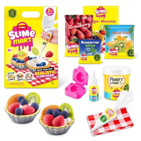 ZURU Slime Mart S1 Small Dessert Bag DIY Realistic Slime Food Clay Cracking Kit (1 Bag) Style Ships Assorted Simple ZURU 