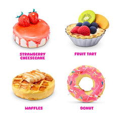 ZURU Slime Mart S1 Small Dessert Bag DIY Realistic Slime Food Clay Cracking Kit (1 Bag) Style Ships Assorted Simple ZURU 