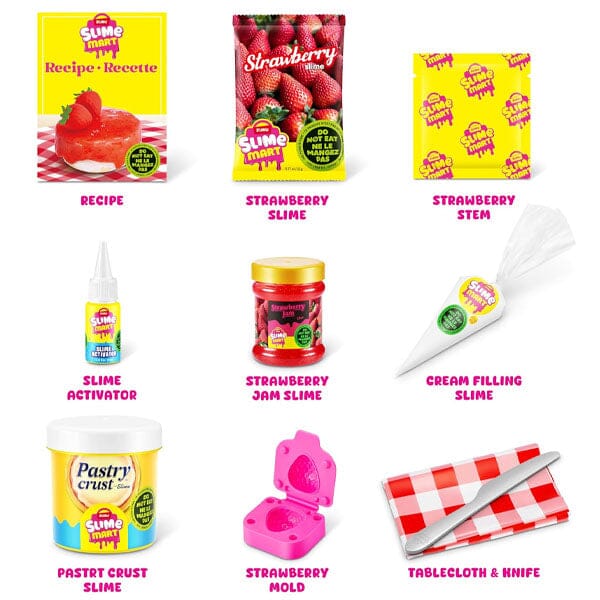 ZURU Slime Mart S1 Small Dessert Bag DIY Realistic Slime Food Clay Cracking Kit (1 Bag) Style Ships Assorted Simple ZURU 