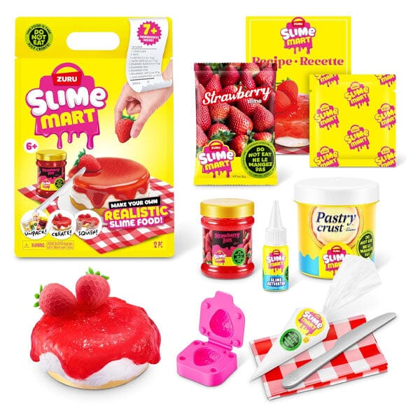 ZURU Slime Mart S1 Small Dessert Bag DIY Realistic Slime Food Clay Cracking Kit (1 Bag) Style Ships Assorted Simple ZURU 