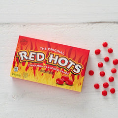 Red Hots Original Cinnamon Flavored Candy Theater Box 5.5 oz Simple Nerds 