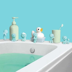 Smiski Bath Series Collectible Glow in the Dark Figurine Blind Box (1pc) Simple Smiski 