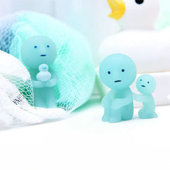 Smiski Bath Series Collectible Glow in the Dark Figurine Blind Box (1pc) Simple Smiski 