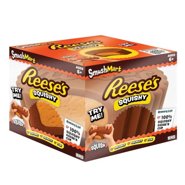 SmushMart Giant Squishy Reese's Chocolate Peanut Butter Cup Fidget Toy (1pc) Simple SmushMart 