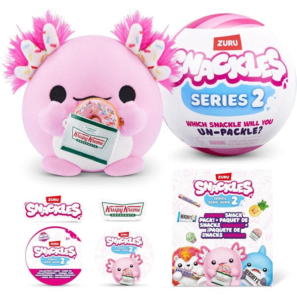 ZURU™ Mini Brands Snackles Mystery Mini 5" Plush Capsule Series 2 Wave 1 Simple magazineracksdirect 