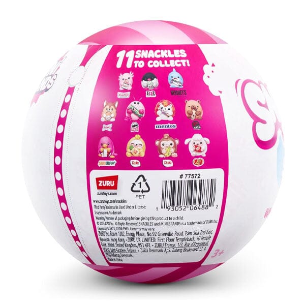 ZURU™ Mini Brands Snackles Mystery Mini 5" Plush Capsule Series 2 Wave 1 Simple magazineracksdirect 