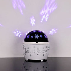 BlizzBrite "Let It Snow" LED Snowflake Projector | As Seen on Social! Simple Showcase 