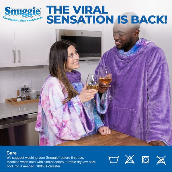 Snuggie the original wearable blanket that has sleeves warm cozy sale