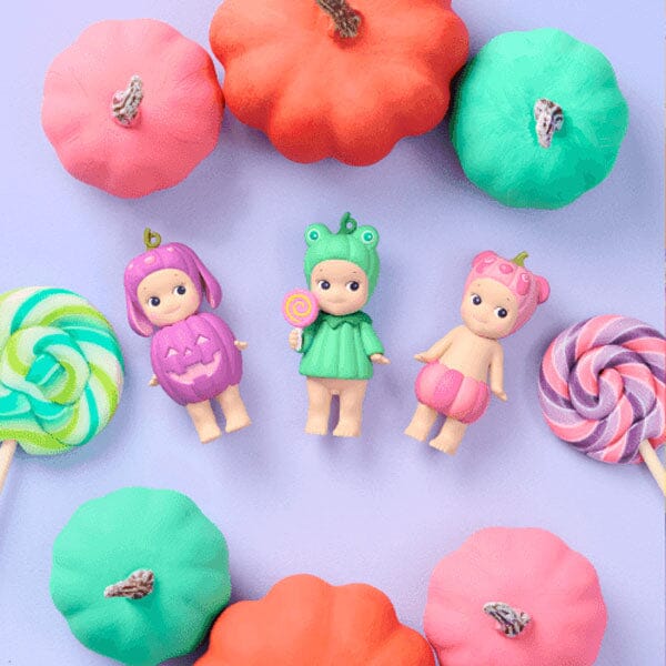 Sonny Angel Collectable Mini Cherub Figurines Pumpkin Patch Series Blind Box (1pc) Simple Sonny Angel 