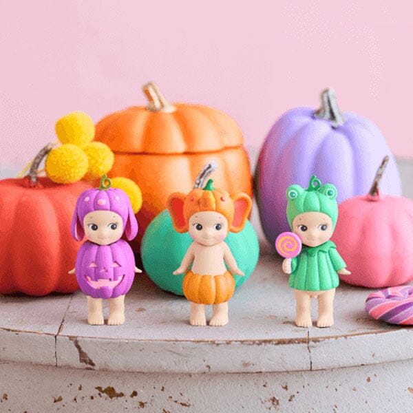 Sonny Angel Collectable Mini Cherub Figurines Pumpkin Patch Series Blind Box (1pc) Simple Sonny Angel 