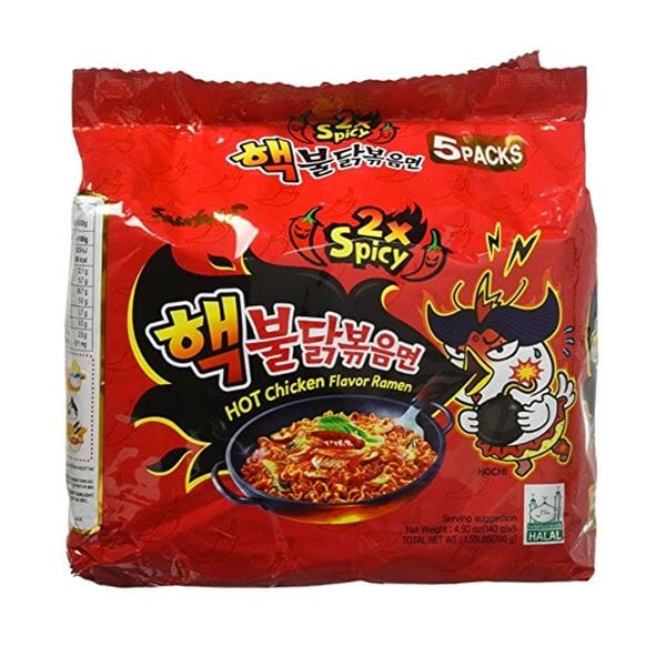 Samyang 2X Spicy Hot Chicken Ramen (5pk) | #KoreanFireNoodleChallenge Simple Showcase 