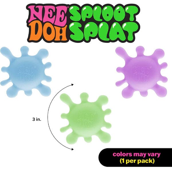 Nee Doh Sploot Splat Squishy Fidget Stress Ball Toy (1pc) Color Ships Assorted Simple Nee Doh 