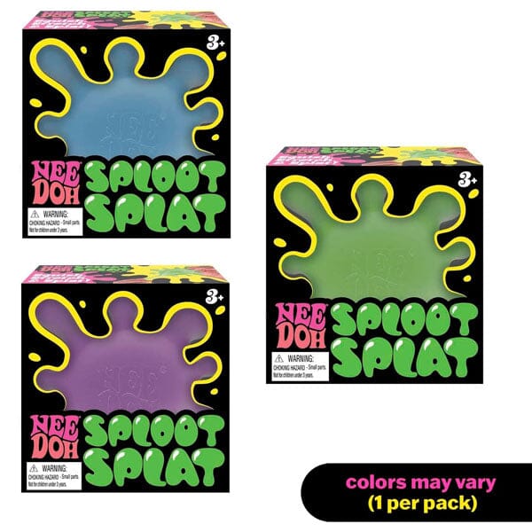 Nee Doh Sploot Splat Squishy Fidget Stress Ball Toy (1pc) Color Ships Assorted Simple Nee Doh 