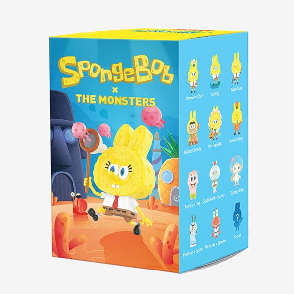 Pop Mart x THE MONSTERS: Spongebob Series Figurine Blind Box (1pc) Simple Pop Mart 