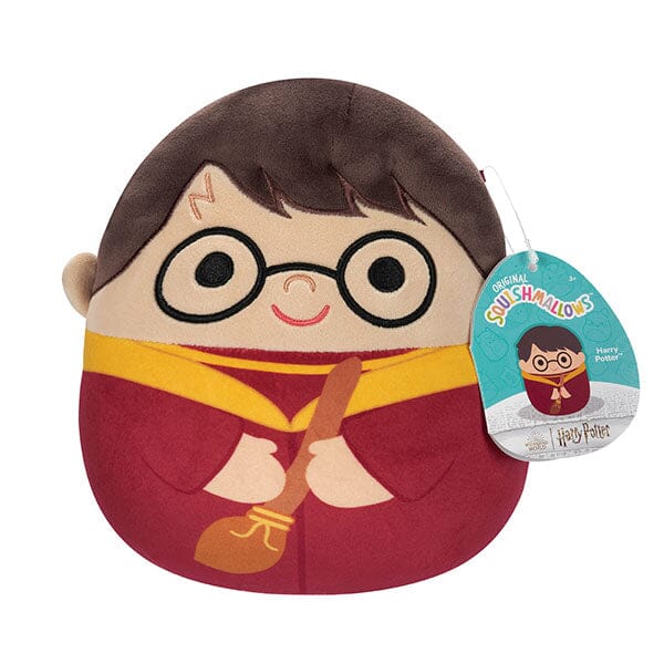 Squishmallows Super Soft Plush Toys 8" Harry Potter Squad - Harry in Quidditch Uniform Simple Squishmallows 