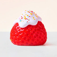 SqueezeSquad Taba Deluxe Premium Silicone Squishy Fidget Toy - Strawberry Simple SqueezeSquad 