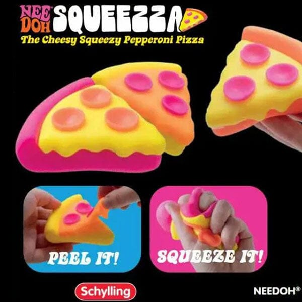 Nee Doh® Squeezza Pizza Squishy Fidget Toy (1pc) Color Ships