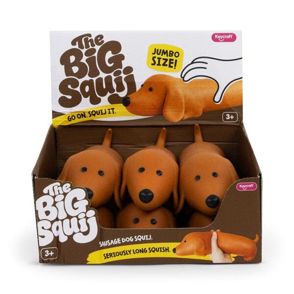 The Big Squij Slow-Rise Squishy Fidget Toy (1pc) Dachshund Simple The Big Squij 