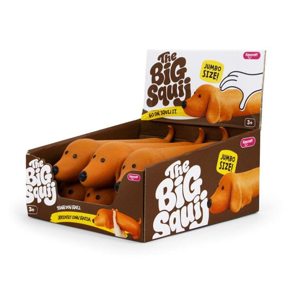 The Big Squij Slow-Rise Squishy Fidget Toy (1pc) Dachshund Simple The Big Squij 