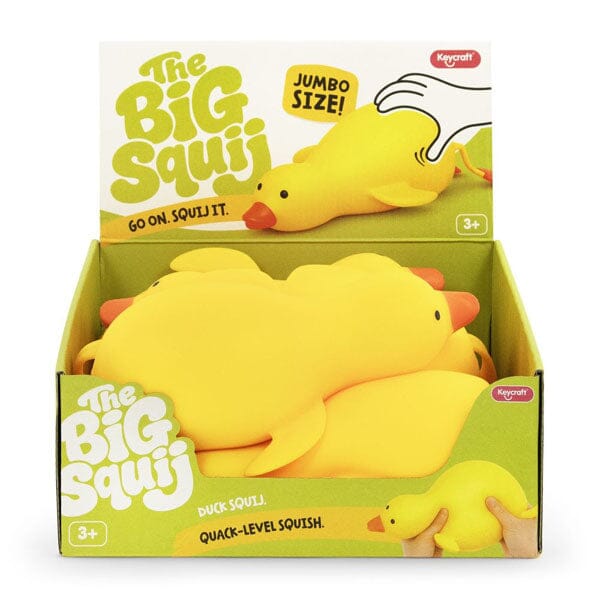 The Big Squij Slow-Rise Squishy Fidget Toy (1pc) Yellow Duck Simple The Big Squij 