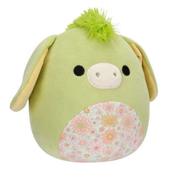 Squishmallows Plush Toy 7.5" 2024 Juniper The Green Donkey w/ Floral Belly Simple magazineracksdirect 