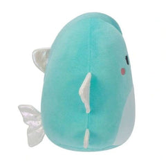 Squishmallows Plush Toy 7.5" 2024 Bette The Teal Flying Fish Simple Showcase 