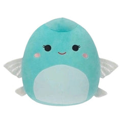 Squishmallows Plush Toy 7.5" 2024 Bette The Teal Flying Fish Simple Showcase 