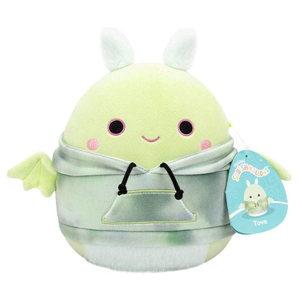 Squishmallows Super Soft Plush Toys 2025 Tie-Dye Hoodie Squad 7.5" Tove the Mint Green Mothman Simple Squishmallows 