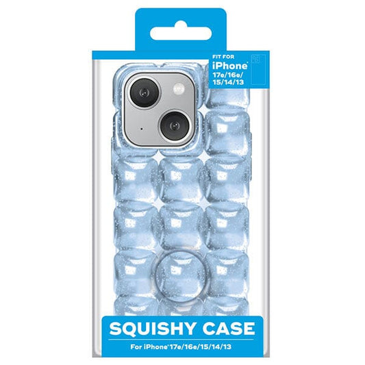 SugarSqueez Squishy Fidget Jelly iPhone Case in Blue or Pink (1pc) Multiple Sizes Simple SugarSqueez 