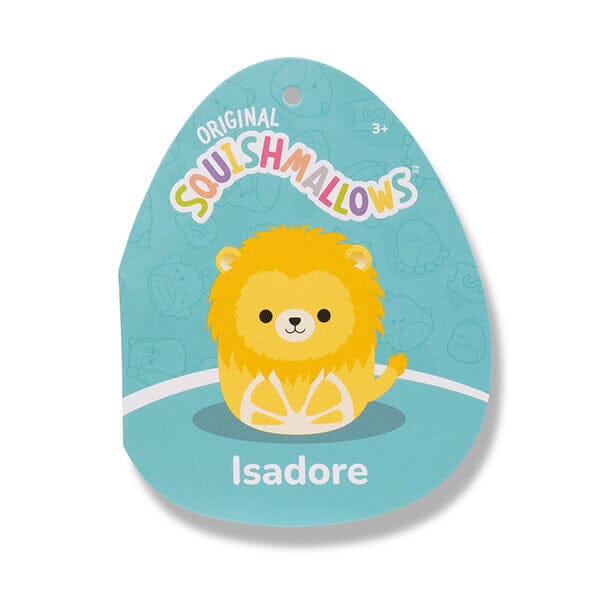 Squishmallows Super Soft Plush Toys 7.5" Isadore the Lemon Lion Simple Squishmallows 