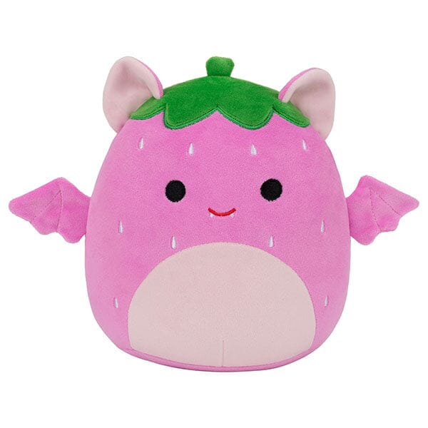 Squishmallows Super Soft Plush Toys 7.5" Brigitte Marie the Pink Strawberry Bat Simple Squishmallows 
