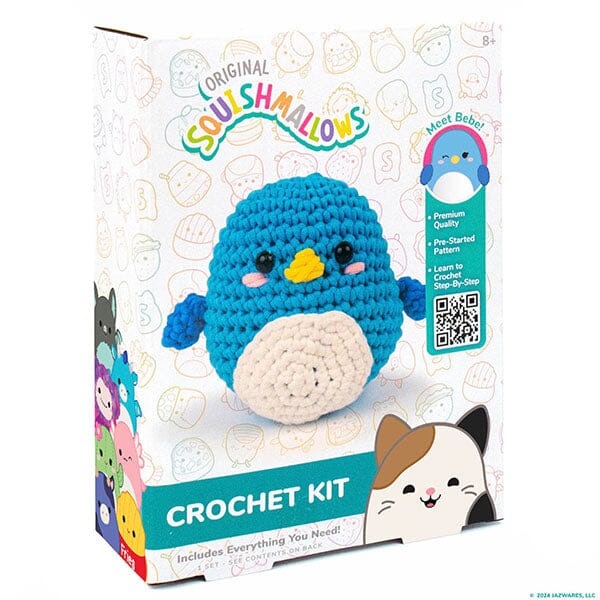 Squishmallows DIY Crochet Plush Toy Complete Kit (Multiple Characters) Simple Squishmallows 