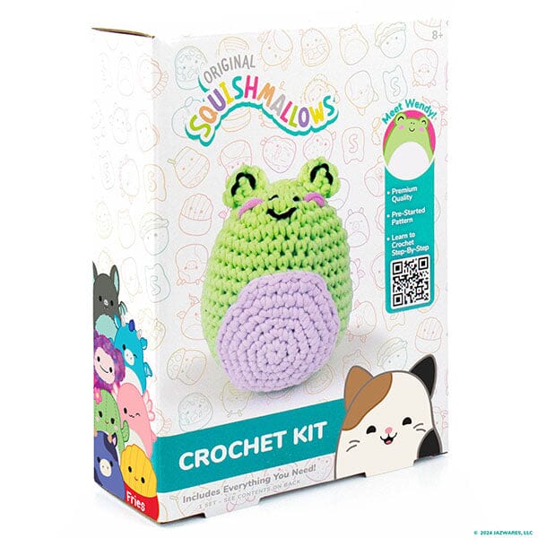 Squishmallows DIY Crochet Plush Toy Complete Kit (Multiple Characters) Simple Squishmallows 