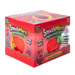 SmushMart Giant Scented Squishy Strawberry Fidget Toy (1pc) Simple SmushMart 