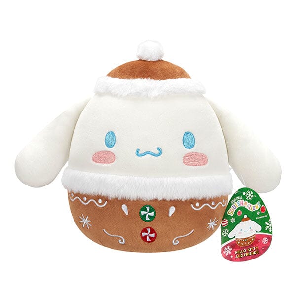 Squishmallows Plush Toys 8" Special Hello Kitty Christmas Squad 2024 Gingerbread Cinnamoroll