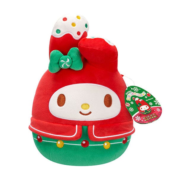 Squishmallows Plush Toys 8" Special Hello Kitty Christmas Squad 2024 My Melody