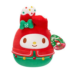 Squishmallows Plush Toys 8" Special Hello Kitty Christmas Squad 2024 My Melody Simple Squishmallows 