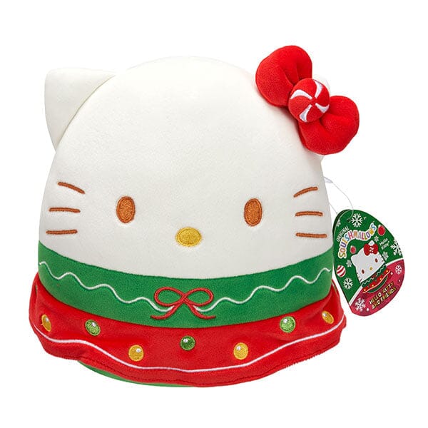 Squishmallows Plush Toys 8" Special Hello Kitty Christmas Squad 2024 Hello Kitty