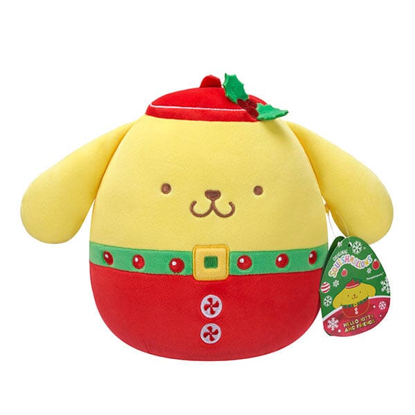 Squishmallows Plush Toys 8" Hello Kitty Christmas Squad 2024 Pompompurin