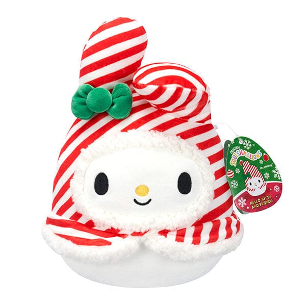 Squishmallows Plush Toys 8" Hello Kitty Christmas Squad 2024 Candy Cane My Melody Simple Squishmallows 