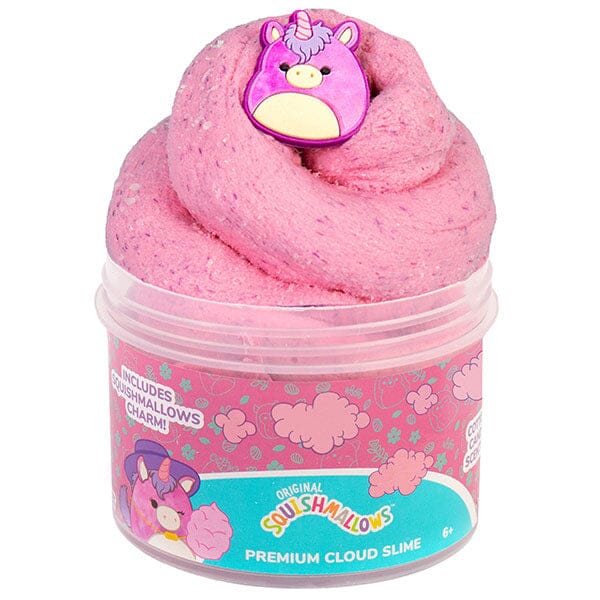 Squishmallows Premium Cloud Slime Fidget Putty Jar Multiple Scents & Styles Simple magazineracksdirect Lola The Unicorn | Cotton Candy Scent 