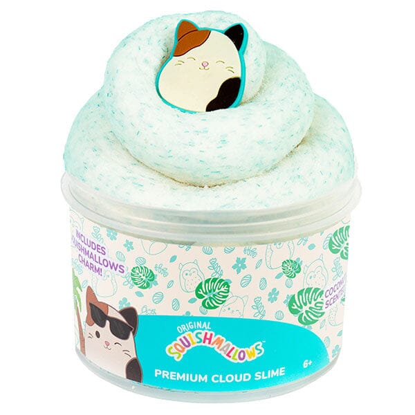 Squishmallows Premium Cloud Slime Fidget Putty Jar Multiple Scents & Styles Simple magazineracksdirect Cam The Cat | Coconut Scent 