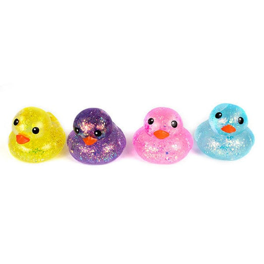 Sugah-Mals Glitter Ducks Sugar Stress Ball Squishies® Fidget Toy (1pc) Color Ships Assorted Simple Sugah-Mals 