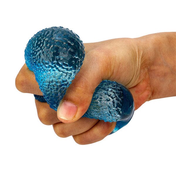 Squishhy Bonbon-Shaped Textured Squishy Fidget Stress Ball (1pc) Assorted Colors Simple Exclusive 