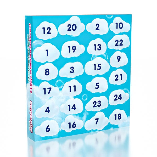 Sugar Squishies® Mini Maltose Fidget Toys 24-Day Advent Countdown Calendar (24pc) Simple Exclusive 